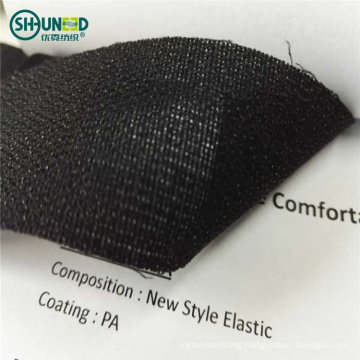 Wholesale hotsell pa pes coated double dot fusible stretch waist band interlining for jeans pants